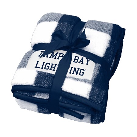 Logo Brands Tampa Bay Lightning Buffalo Check Frosty Fleece 827-253